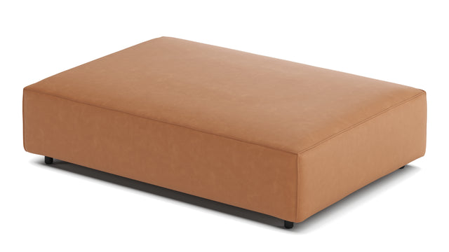 Extrasoft - Extrasoft Sectional Module, Extra Extra Large Seat, Tan Vegan Leather