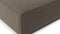 Extrasoft - Extrasoft Sectional Module, Extra Large Seat, Coffee Brushed Weave