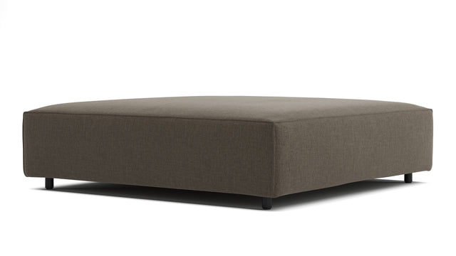 Extrasoft - Extrasoft Sectional Module, Extra Large Seat, Coffee Brushed Weave