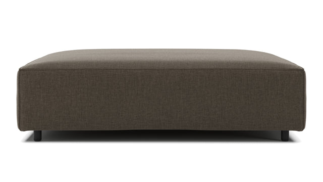 Extrasoft - Extrasoft Sectional Module, Extra Large Seat, Coffee Brushed Weave