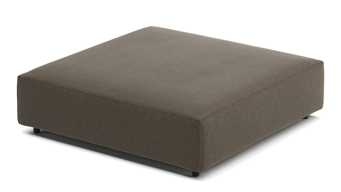 Extrasoft - Extrasoft Sectional Module, Extra Large Seat, Coffee Brushed Weave