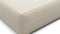 Extrasoft - Extrasoft Sectional Module, Extra Large Seat, Eggshell Vegan Suede