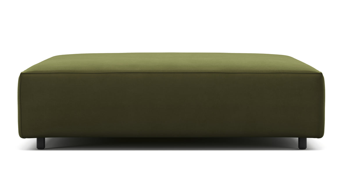 Extrasoft - Extrasoft Sectional Module, Extra Large Seat, Spruce Luxe Velvet