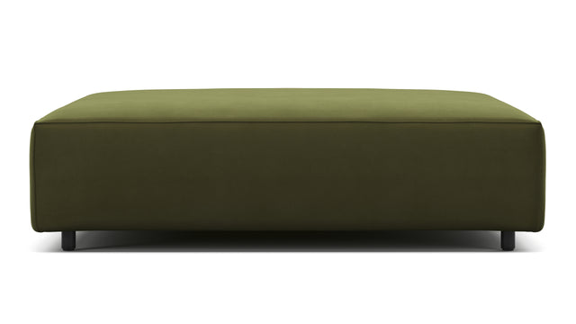 Extrasoft - Extrasoft Sectional Module, Extra Large Seat, Spruce Luxe Velvet