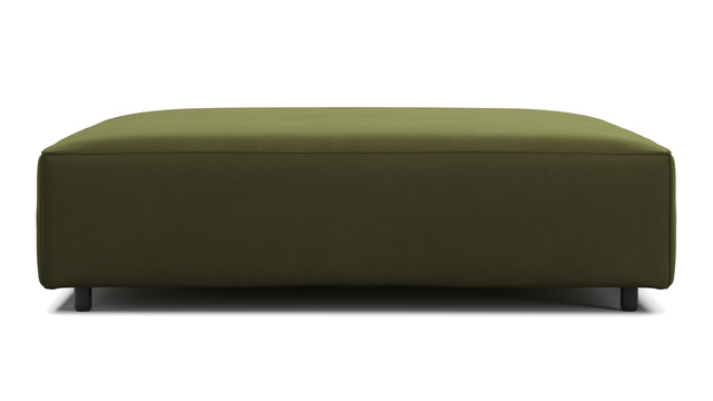 Extrasoft - Extrasoft Sectional Module, Extra Large Seat, Spruce Luxe Velvet