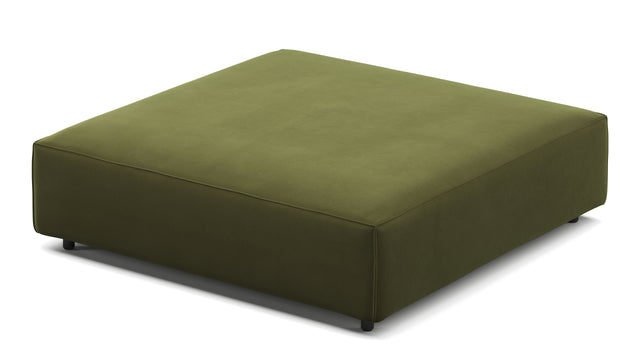 Extrasoft - Extrasoft Sectional Module, Extra Large Seat, Spruce Luxe Velvet