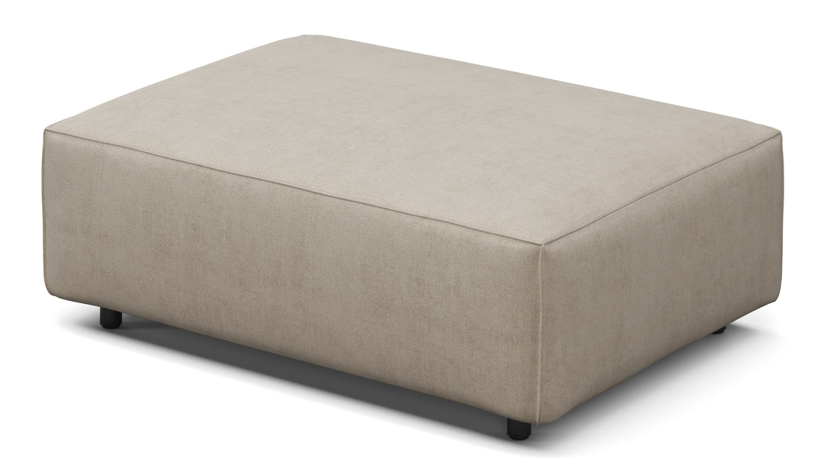 Extrasoft - Extrasoft Sectional Module, Extra Small Seat, Biscotti Brushed Weave