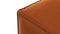 Extrasoft - Extrasoft Sectional Module, Extra Small Seat, Burnt Orange Velvet