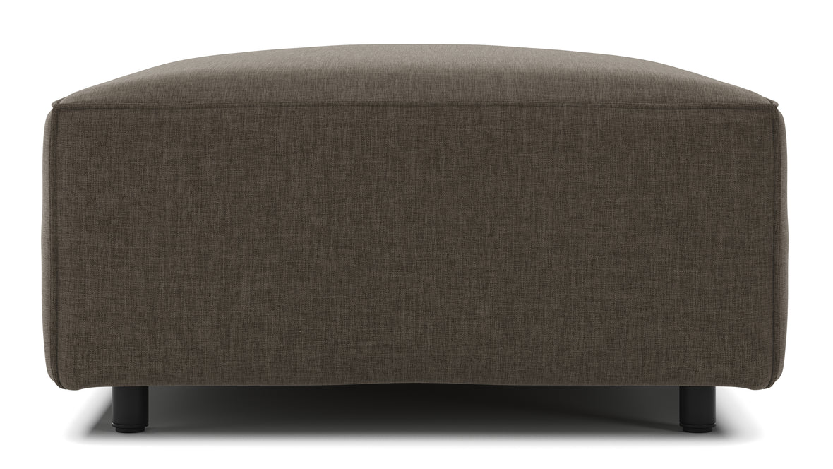 Extrasoft - Extrasoft Sectional Module, Extra Small Seat, Coffee Brushed Weave