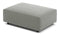 Extrasoft - Extrasoft Sectional Module, Extra Small Seat, Soft Gray Brushed Weave