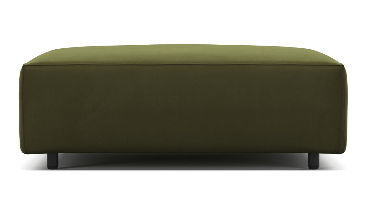 Extrasoft - Extrasoft Sectional Module, Extra Small Seat, Spruce Luxe Velvet