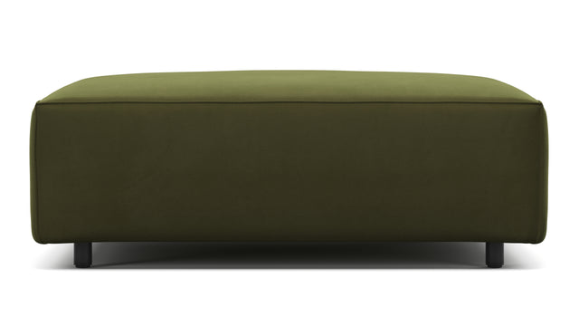 Extrasoft - Extrasoft Sectional Module, Extra Small Seat, Spruce Luxe Velvet