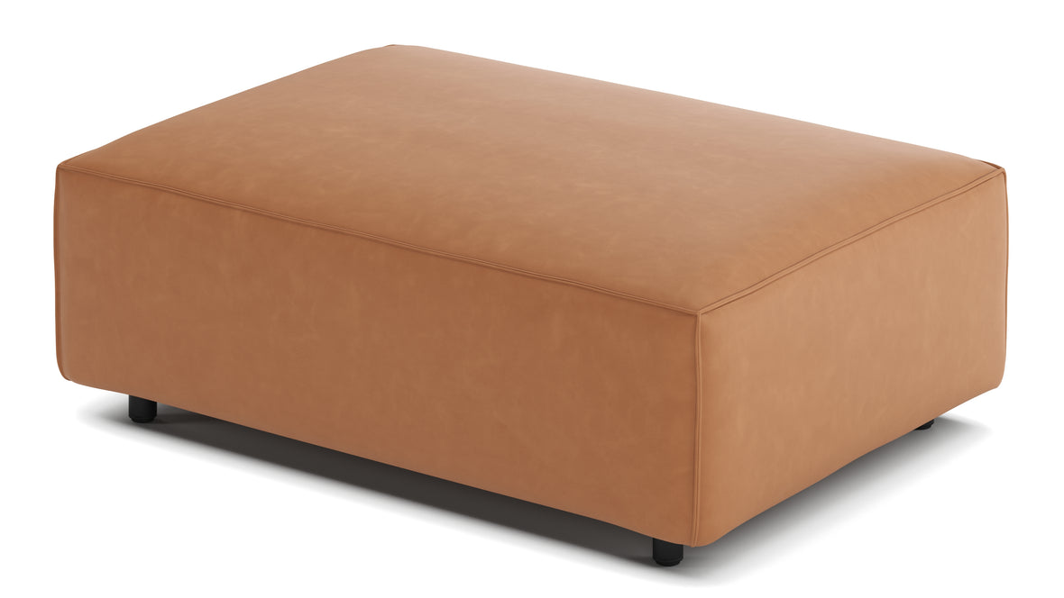 Extrasoft - Extrasoft Sectional Module, Extra Small Seat, Tan Vegan Leather