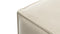 Extrasoft - Extrasoft Sectional Module, Large Armrest, Eggshell Vegan Suede