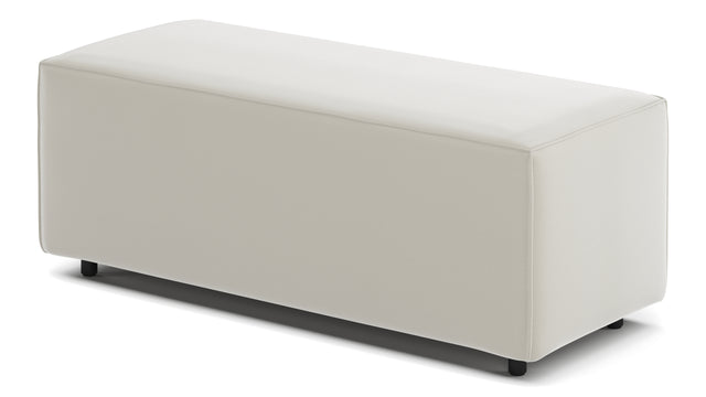 Extrasoft - Extrasoft Sectional Module, Large Armrest, Oatmeal Brushed Weave