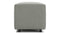 Extrasoft - Extrasoft Sectional Module, Large Armrest, Soft Gray Brushed Weave