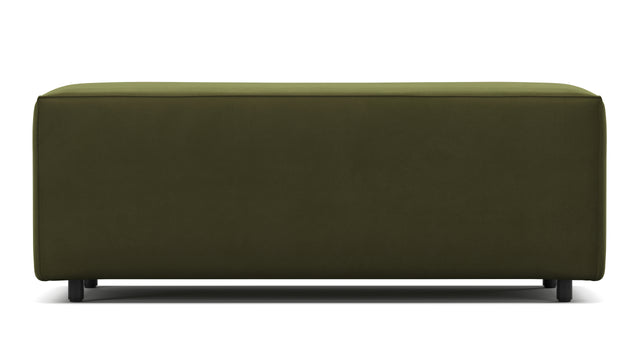 Extrasoft - Extrasoft Sectional Module, Large Armrest, Spruce Luxe Velvet