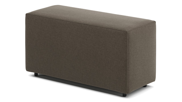 Extrasoft - Extrasoft Sectional Module, Large Backrest, Coffee Brushed Weave