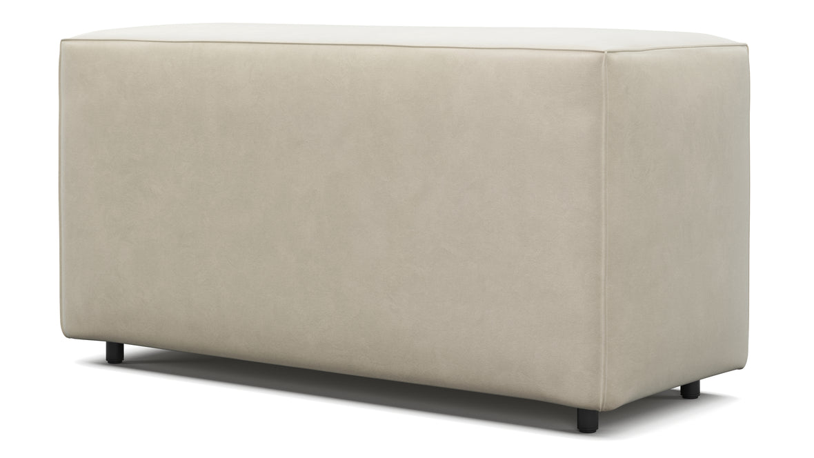 Extrasoft - Extrasoft Sectional Module, Large Backrest, Eggshell Vegan Suede