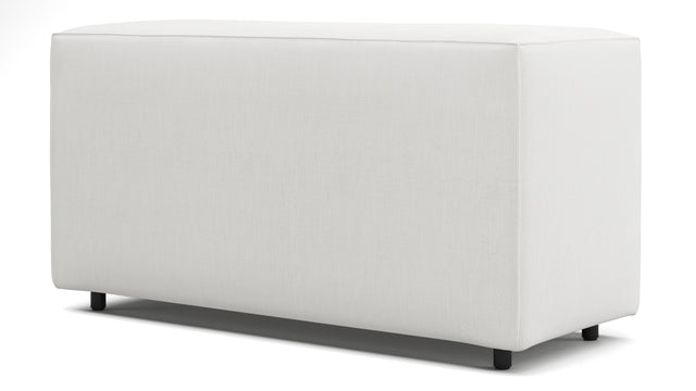 Extrasoft - Extrasoft Sectional Module, Large Backrest, White Linen