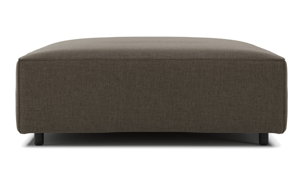 Extrasoft - Extrasoft Sectional Module, Large Seat, Coffee Brushed Weave