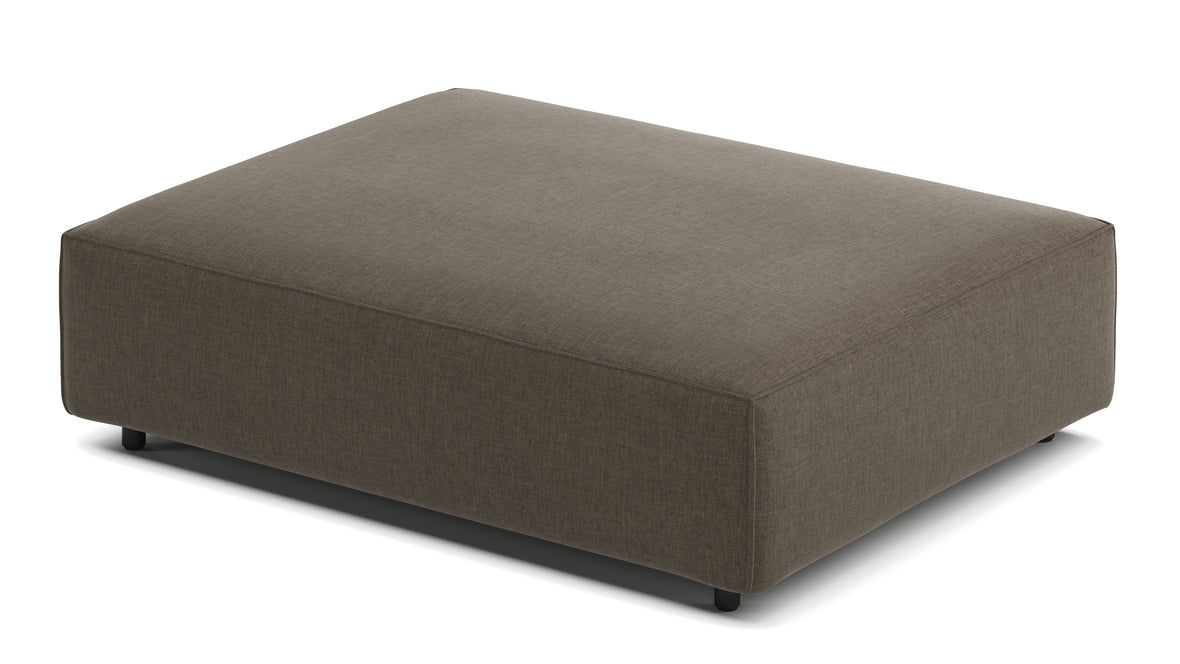 Extrasoft - Extrasoft Sectional Module, Large Seat, Coffee Brushed Weave