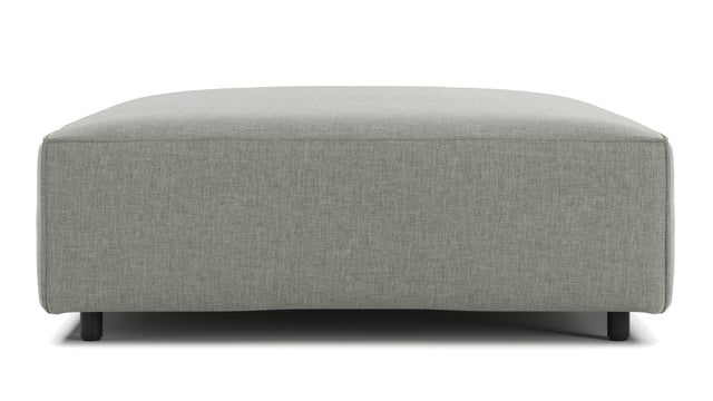 Extrasoft - Extrasoft Sectional Module, Large Seat, Soft Gray Brushed Weave