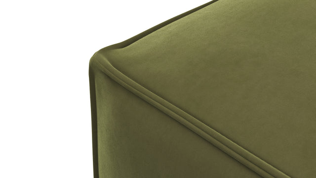 Extrasoft - Extrasoft Sectional Module, Large Seat, Spruce Luxe Velvet