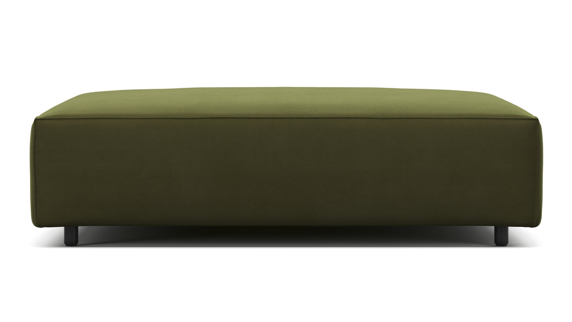 Extrasoft - Extrasoft Sectional Module, Large Seat, Spruce Luxe Velvet