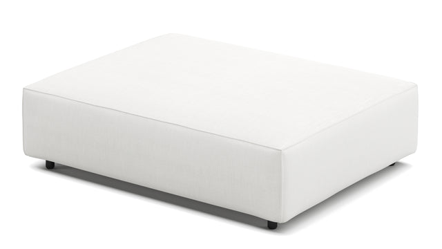 Extrasoft - Extrasoft Sectional Module, Large Seat, White Linen