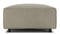 Extrasoft - Extrasoft Sectional Module, Medium Seat, Beige Gray Vegan Leather