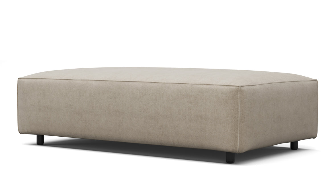 Extrasoft - Extrasoft Sectional Module, Medium Seat, Biscotti Brushed Weave