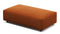 Extrasoft - Extrasoft Sectional Module, Medium Seat, Burnt Orange Velvet