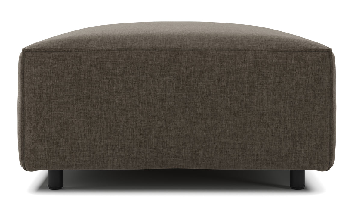 Extrasoft - Extrasoft Sectional Module, Medium Seat, Coffee Brushed Weave