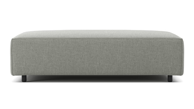 Extrasoft - Extrasoft Sectional Module, Medium Seat, Soft Gray Brushed Weave