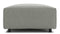 Extrasoft - Extrasoft Sectional Module, Medium Seat, Soft Gray Brushed Weave