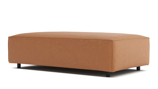 Extrasoft - Extrasoft Sectional Module, Medium Seat, Tan Vegan Leather