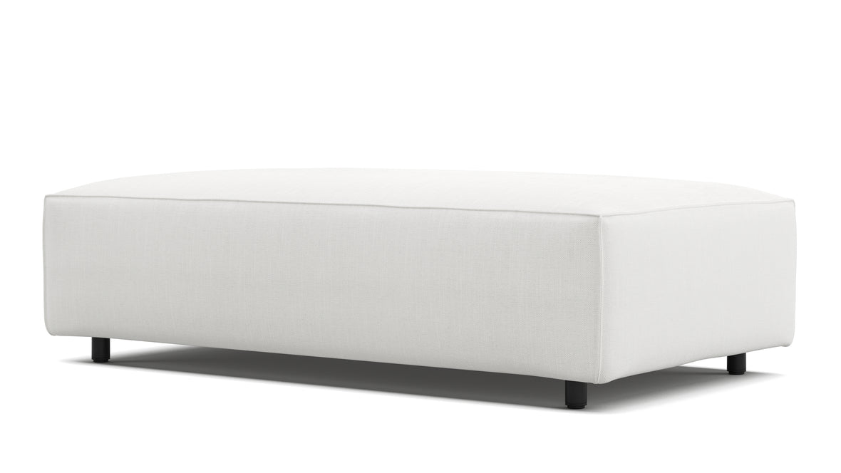 Extrasoft - Extrasoft Sectional Module, Medium Seat, White Linen