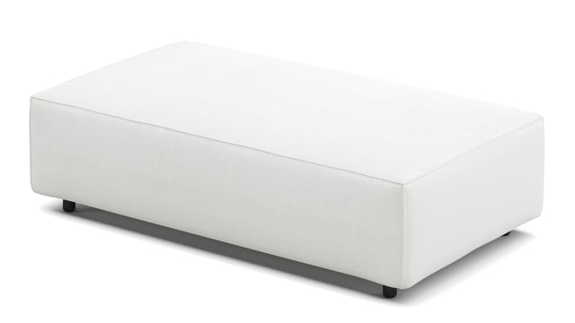 Extrasoft - Extrasoft Sectional Module, Medium Seat, White Linen