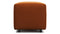 Extrasoft - Extrasoft Sectional Module, Small Armrest, Burnt Orange Velvet