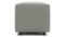 Extrasoft - Extrasoft Sectional Module, Small Armrest, Soft Gray Brushed Weave