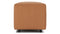 Extrasoft - Extrasoft Sectional Module, Small Armrest, Tan Vegan Leather