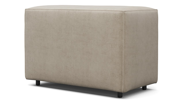 Extrasoft - Extrasoft Sectional Module, Small Backrest, Biscotti Brushed Weave