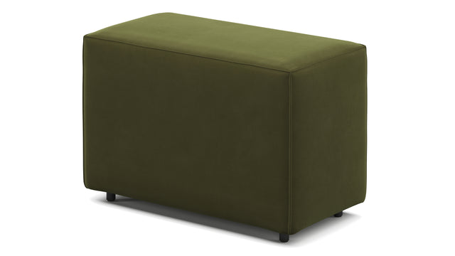 Extrasoft - Extrasoft Sectional Module, Small Backrest, Spruce Luxe Velvet