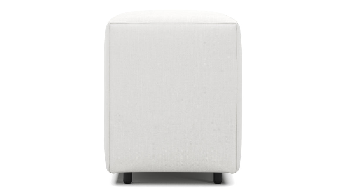 Extrasoft - Extrasoft Sectional Module, Small Backrest, White Linen