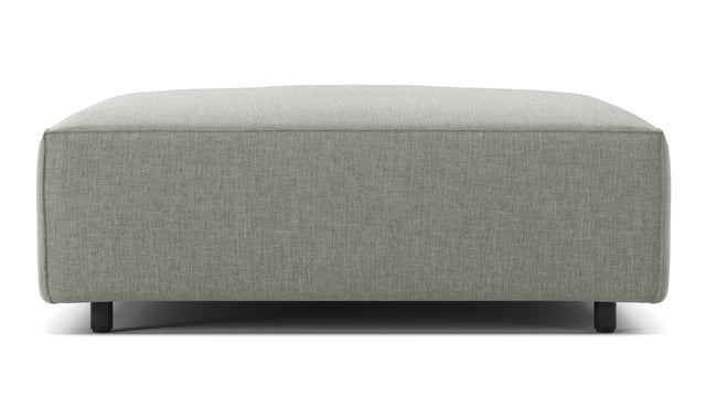 Extrasoft - Extrasoft Sectional Module, Small Seat, Soft Gray Brushed Weave