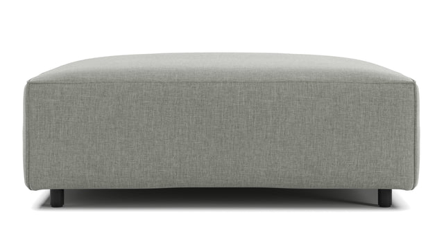 Extrasoft - Extrasoft Sectional Module, Small Seat, Soft Gray Brushed Weave