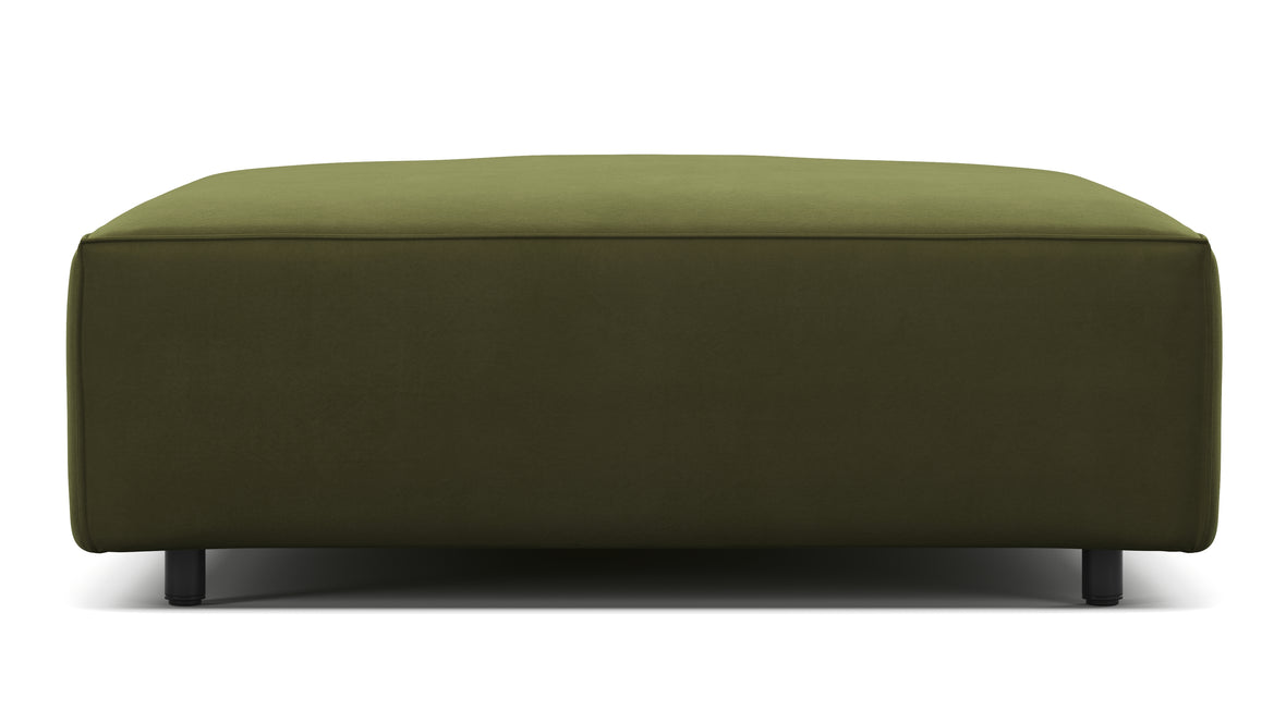 Extrasoft - Extrasoft Sectional Module, Small Seat, Spruce Luxe Velvet