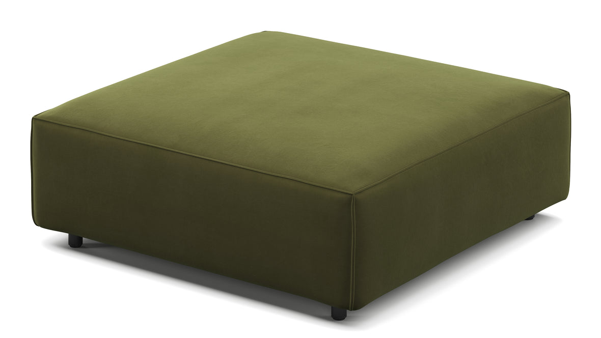 Extrasoft - Extrasoft Sectional Module, Small Seat, Spruce Luxe Velvet