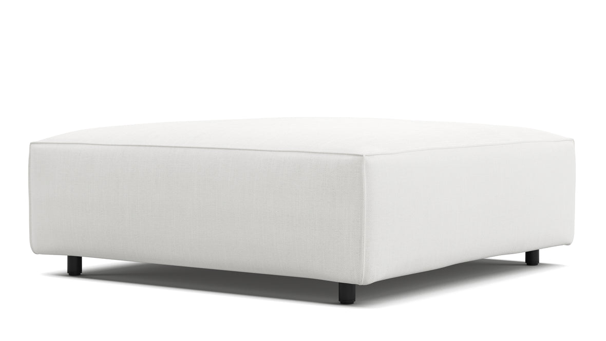 Extrasoft - Extrasoft Sectional Module, Small Seat, White Linen